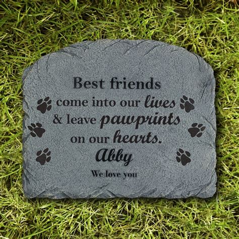 Personalized Memorial Garden Stone Pet Memorial Durable - Etsy