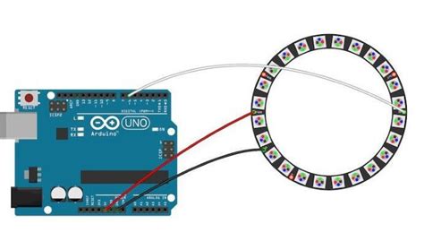 Arduino Neopixel Led Ring Ws2812 Visuino Visual Development For Arduino