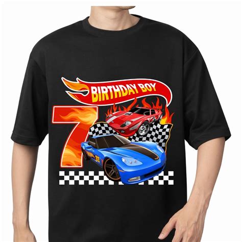 Hot Wheels Th Birthday Boy Car Theme Birthday Second Birthday Outfit