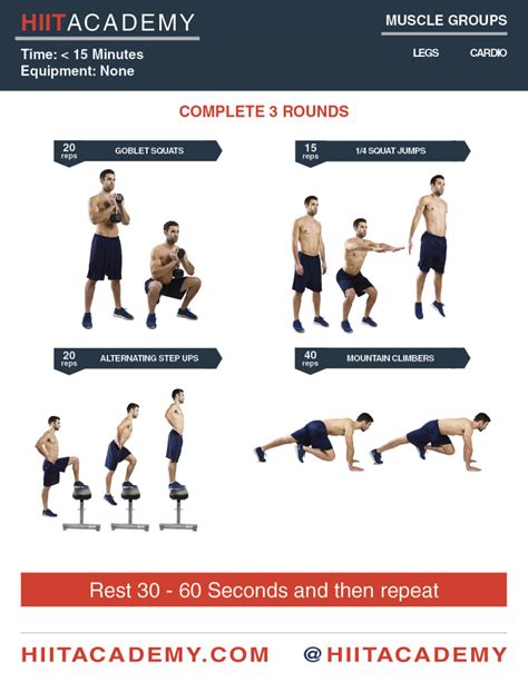 Intense Leg Day HIIT Workout | HIIT Academy | HIIT Workouts | HIIT Workouts For Men | HIIT ...