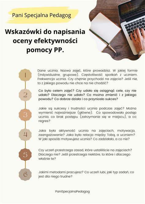 Ocena Efektywno Ci Pomocy Pp Ulotka Z Oty Nauczyciel