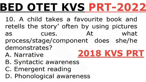 BED OTET CHT 2022 I TEACHING APTITUDE I KVS PRT 2018 I KVS TEACHING CDP