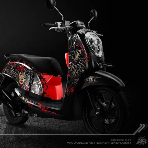 Modifikasi Scoopy 2020 Merah – Materi Belajar Online