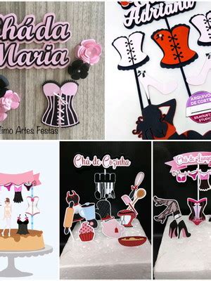 Arquivo De Corte Topo De Bolo Cha De Lingerie Compre Produtos Personalizados No Elo