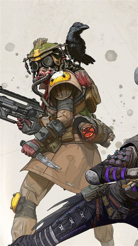 Apex Legends Wraith Bloodhound Gibraltar Hd Hd Phone Wallpaper