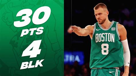 Kristaps Porziņģis Makes Celtics Franchise History In Debut At MSG!