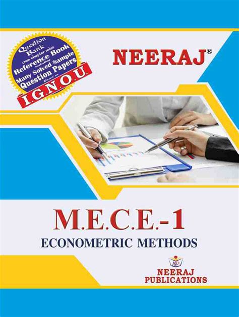 Neeraj IGNOU Books E Books PDF MECE 1 Econometrics Methods English