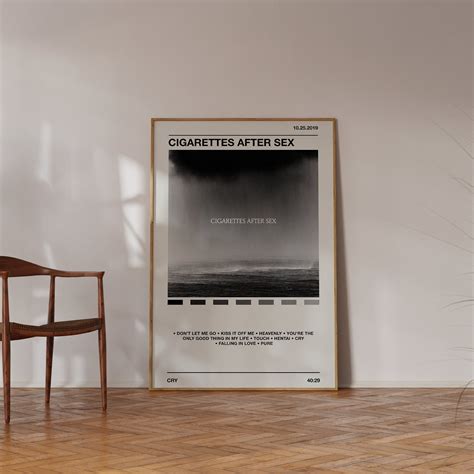 Cigarettes After Sex Cry Album Poster Music Décor Aesthetic Wall
