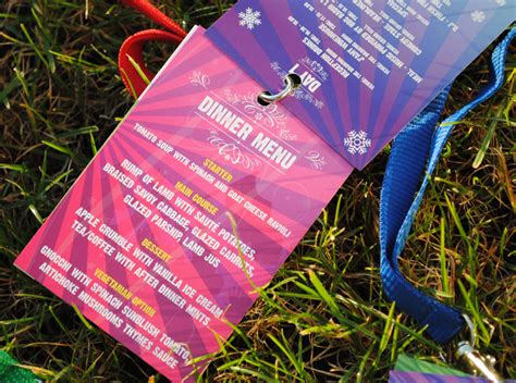 Festival Themed Wedding Lanyards Wedfest