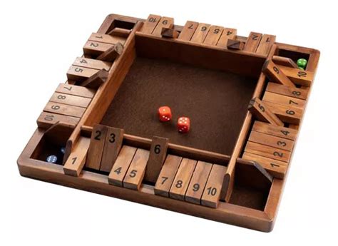 Ropoda Juego De Mesa De Dados Shut The Box Cierra La Caja Cuotas