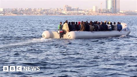 Patrolling The Mediterranean For Migrant Traffickers Bbc News