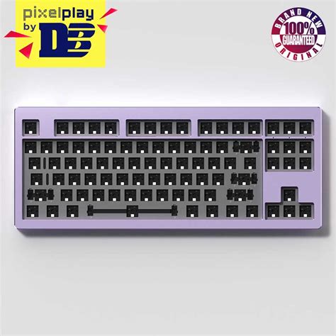 Monsgeek M Qmk Aluminum Case Hot Swappable Mechanical Keyboard Gasket Diy Kit Purple Shopee