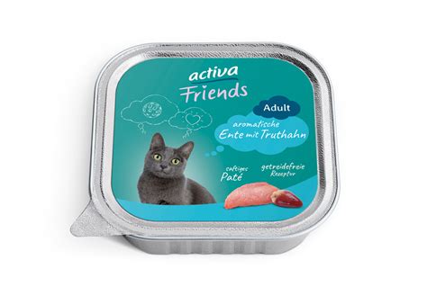 Activa Friends Adult Ente Truthahn Nassnahrung F R Katzen