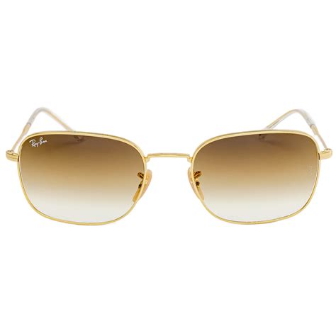 Óculos de Sol Retangular Ray Ban RB3706 Dourado