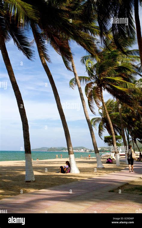 beach scene  nha trang vietnam stock photo alamy