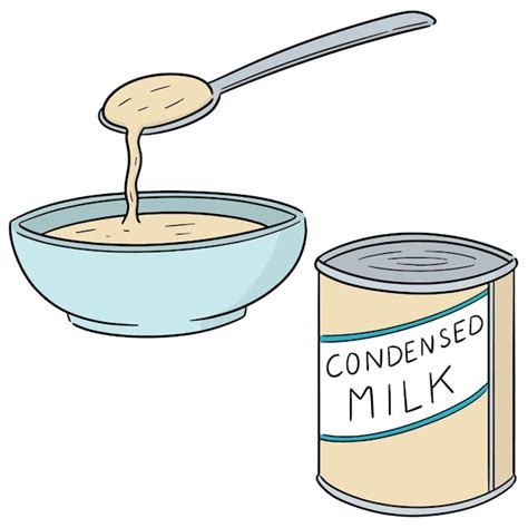 Premium Vector Vector Set Of Condensed Milk