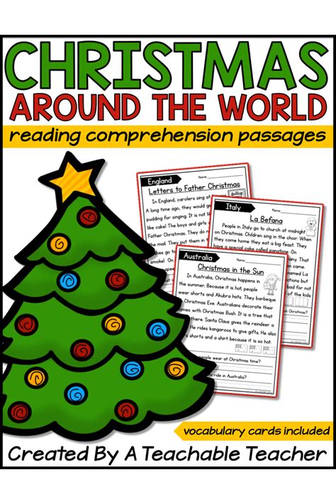 Christmas Holidays Around The World Reading Passages A Teachable Teacher