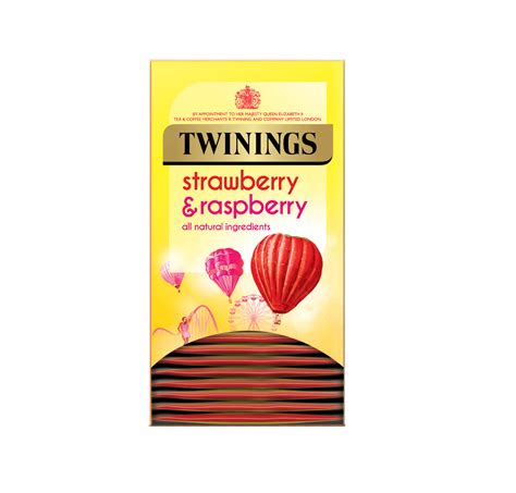 Twinings Strawberry And Raspberry Envelope Tea Bags 4 X 20 Shop Coffee