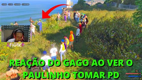 Rea O Do Gago Ao Ver O Paulinho O Loko Tomar Pd No Cda Gta Rp Youtube