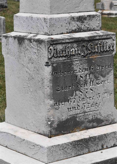 Nathan Jacob Kistler 1811 1878 Find A Grave Memorial