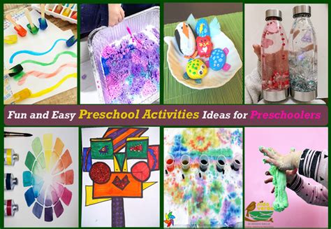 Fun and Easy Preschool Activities Ideas for PreschoolersNido Verde Di ...