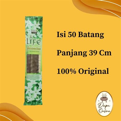 Jual Dupa Hio India Red Bathi Darshan Life Jasmine Isi 50 Batang