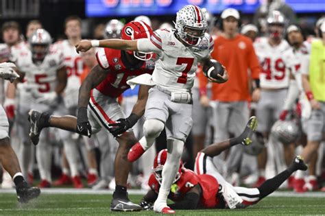 No 1 Georgia Rallies To Beat No 4 Ohio State In Peach Bowl