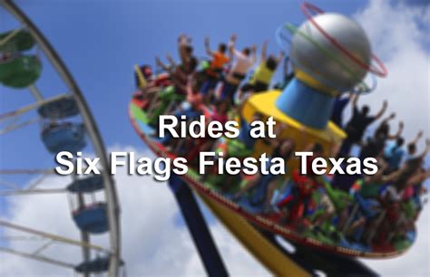 Rides at Six Flags Fiesta Texas