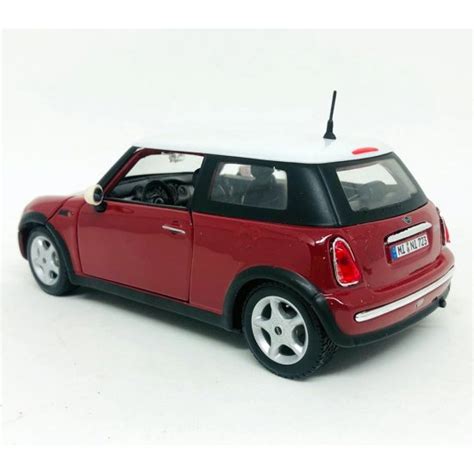 Miniatura Carro Mini Cooper Vermelho Maisto