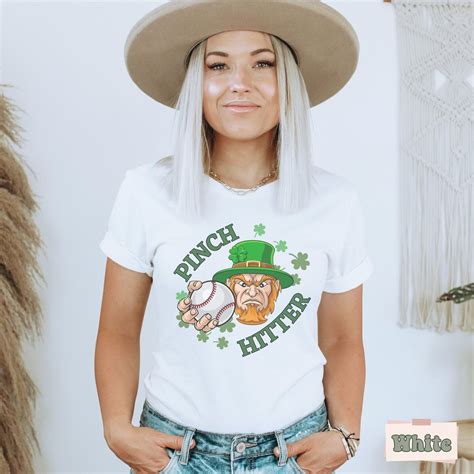 St Patricks Day Funny Baseball Shirt Opening Day Baseball Shirt Pinch