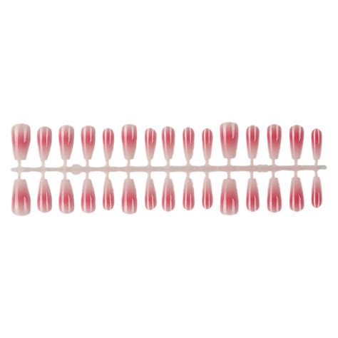 Trayknick Fake Nails for Flat Nails Natural Curvature Fake Nails 1 Bag