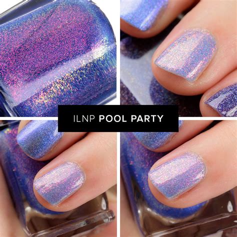 Ilnp Drive In Tidal Wave Pool Party Nail Polishes Reviews Swatches