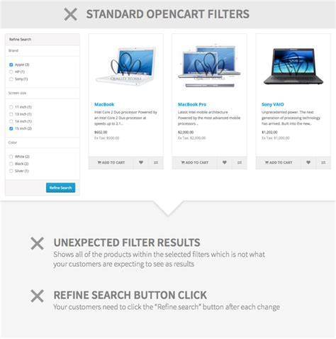 OpenCart User Friendly Filters OCmod