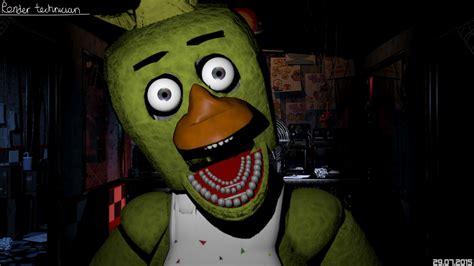 Chica Fnaf 1 Render by Rendertechnician on DeviantArt