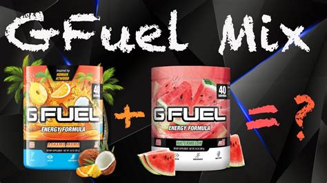 Gfuel Mix Bahama Mama And Watermelon Taste Test Youtube