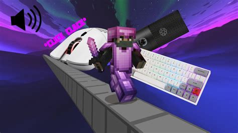 Keyboard Mouse Asmr Red Switches Cubecraft Skywars Duos Youtube