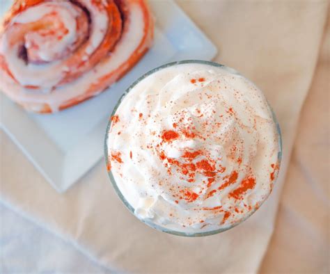 Cinnamon Roll Frappuccino Recipe 3 Steps With Pictures Instructables