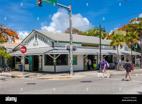 Green Parrot Bar In Key West Florida Stock Photo Alamy