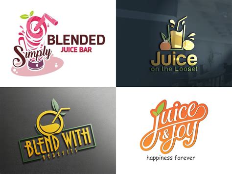 Modern Juice Logo Design Atelier Yuwa Ciao Jp