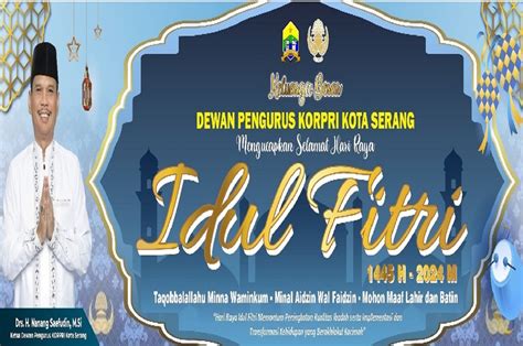 Selamat Hari Raya Idul Fitri 1445 Hijriah Minal Aidzin Walfaidzin Mohon