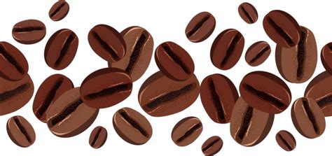 The Coffee Beans Border Abstract Caffeine Edge Vector Abstract