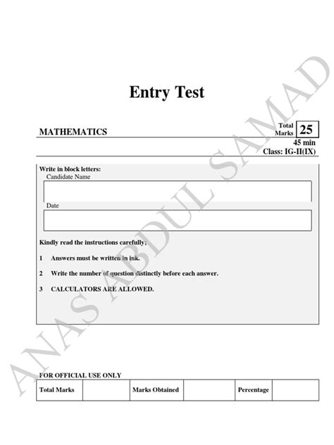 Grade 9 Maths | PDF | Mathematics