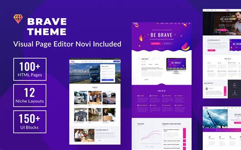 brave theme multipurpose html website template readysite