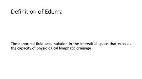 Approach to Pedal Edema (for undergraduates) | PPT