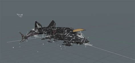 Stl File Gladius Ship With Interior Star Citizen・3d Printable