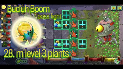 PvZ 2 Arena Week 307 28m Level 3 Free PvZ 2 Bud Uh Boom Vs Zomboss