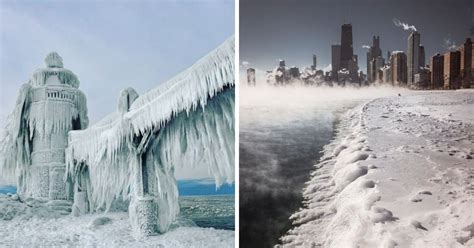 Lake Michigan Has Frozen Over And The Photos Are Chilling