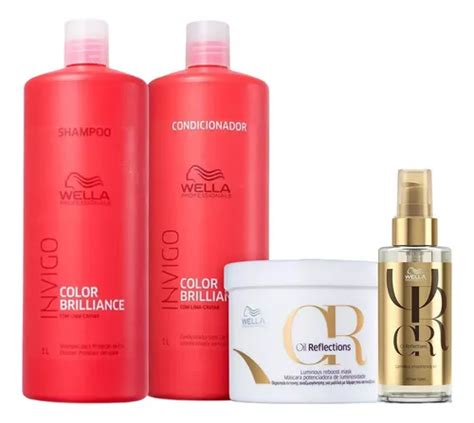 Kit Shampoos Condicionador Máscara E Oil Reflections 100ml MercadoLivre