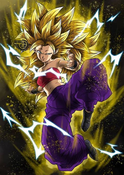 Caulifla Ssj 3 By Ilustradorjoaosegura On Deviantart Dragon Ball