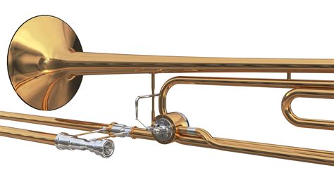 Trombone D Model Max Fbx Obj Ds Free D